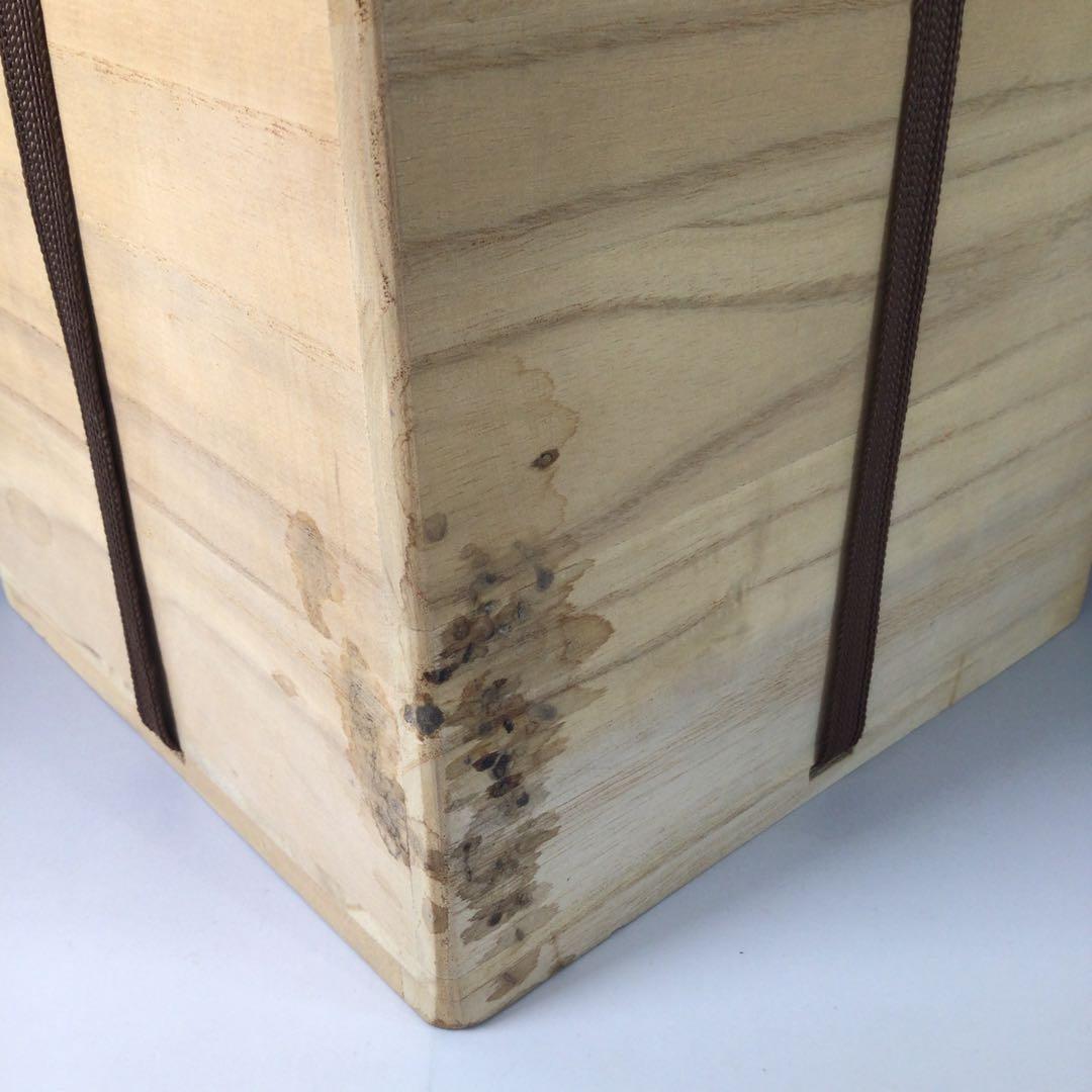 Ｒ９７６　水指　『如泉窯　李連休造』『雲鶴文』『高麗青磁水指』　共箱　茶道具