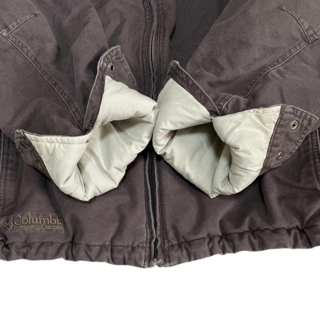 Columbia00sコットンワークジャケット中綿入り フェードブラウン雰囲気系