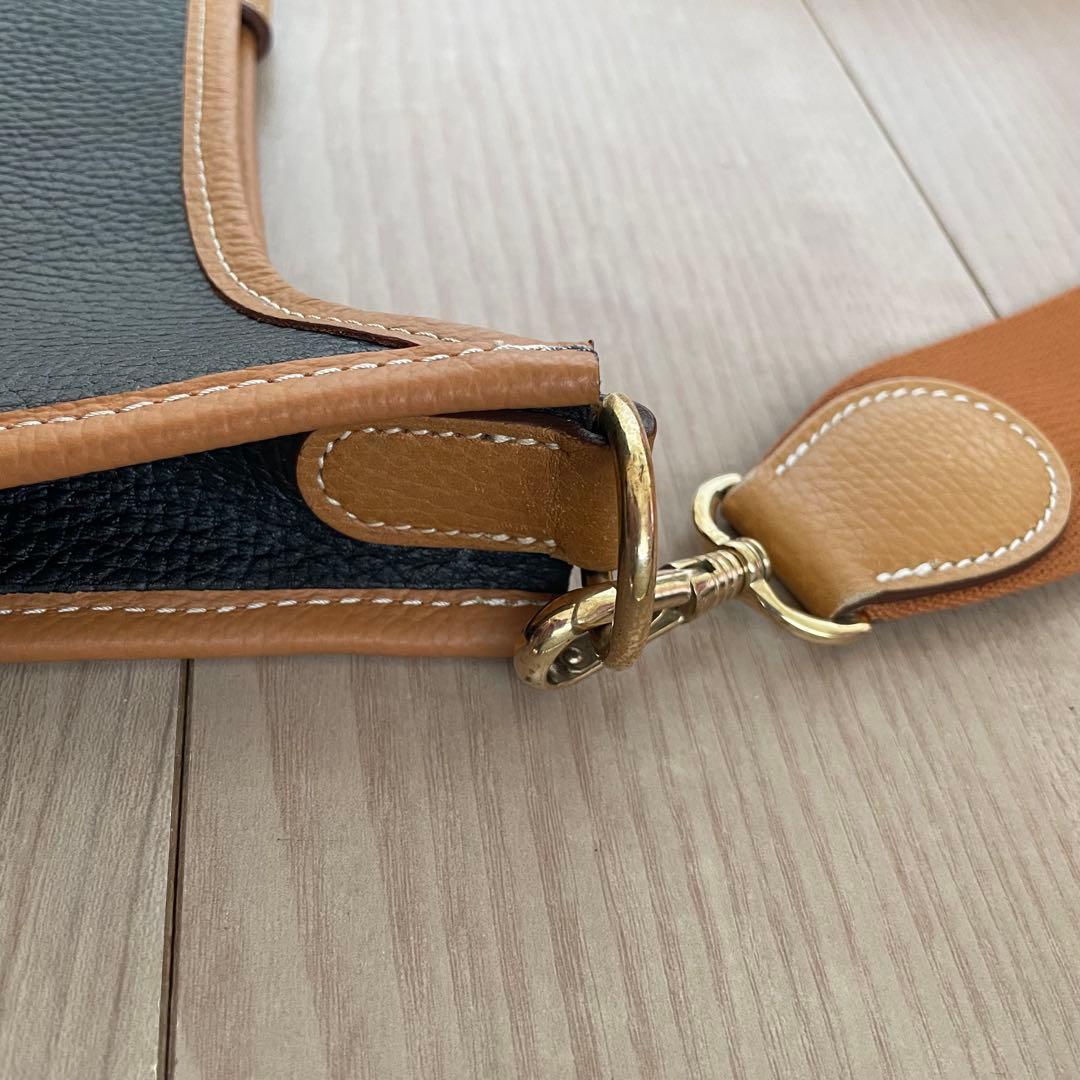 エルメス エヴリンGM 刻印あり 黒×ナチュラル バイカラー ゴールド金具
