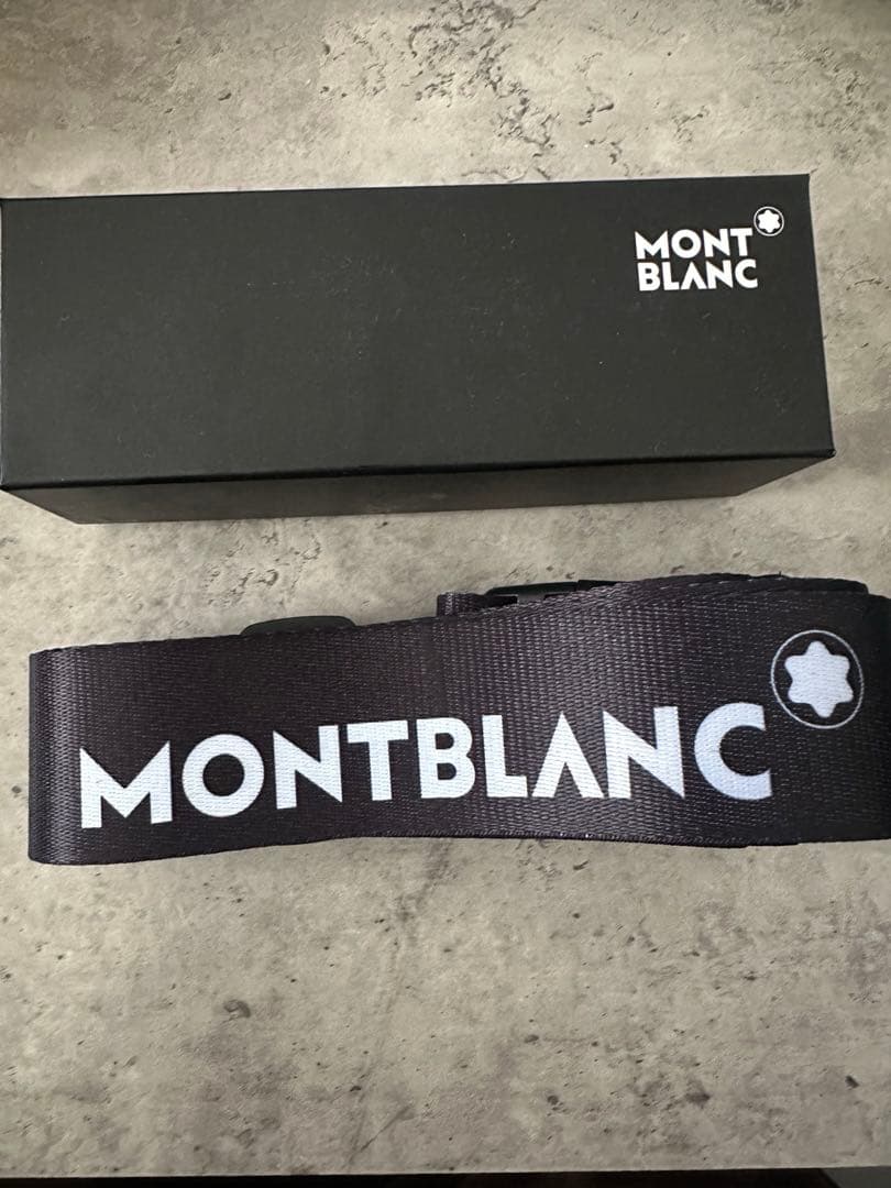 MONTBLANC モンブラン スーツケース 旅行用ストラップ 黒