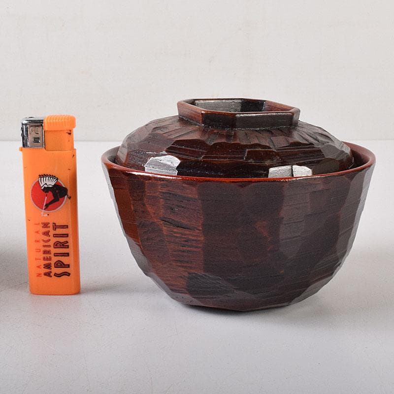 茶懐石道具　讃岐漆器　後藤塗　蓋付吸物碗　5客　共箱　N　7681C