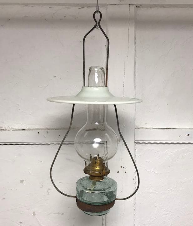 オイルランプ　アンティーク