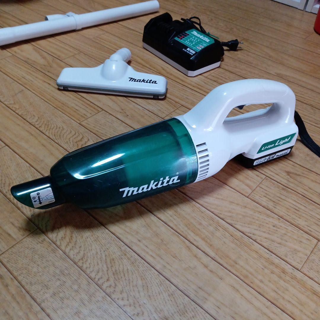 マキタ14.4V充電式クリーナーMCL143D 純正バッテリー、充電器付