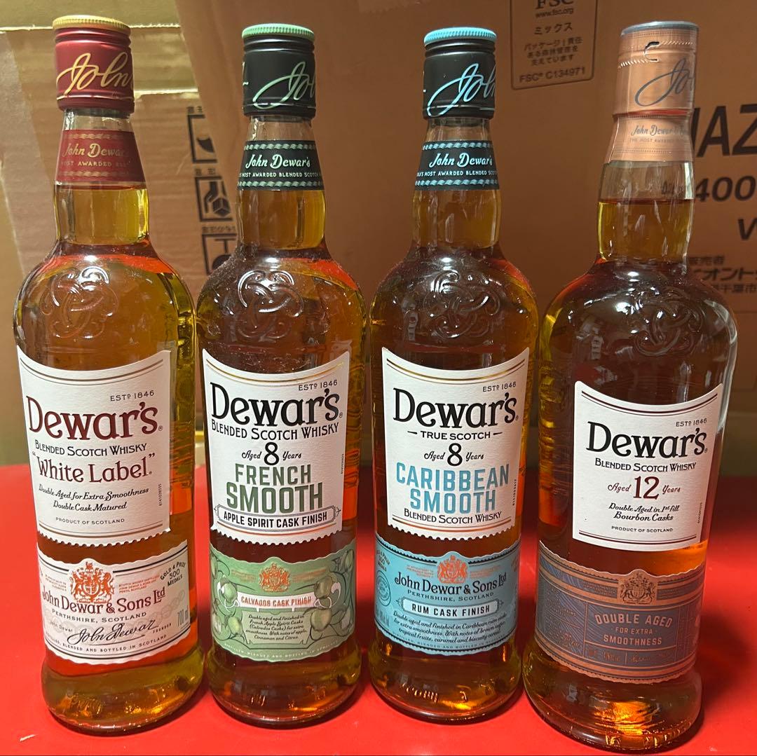 Dewar's ウイスキー　4種セット