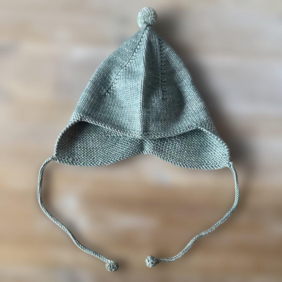 Misha & Puff ポンポン付きニット帽　2-4y