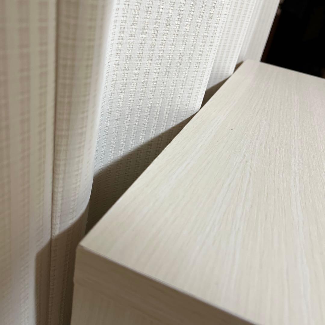 ニトリ　チェスト4段　ホワイト