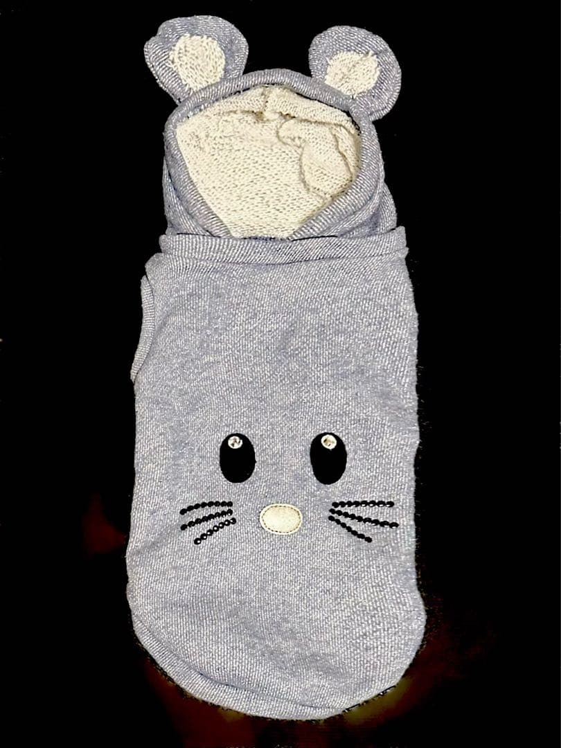 フォーペッツオンリー トッポミオ お洋服 インディゴブルー サイズSM