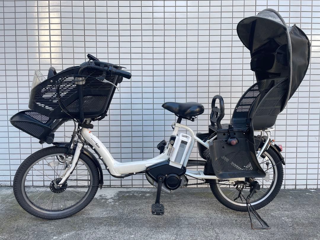 YAMAHA PAS kiss 20吋 電動アシスト自転車 3人乗り
