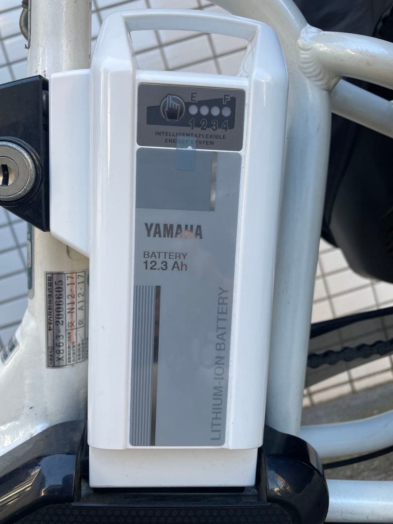 YAMAHA PAS kiss 20吋 電動アシスト自転車 3人乗り