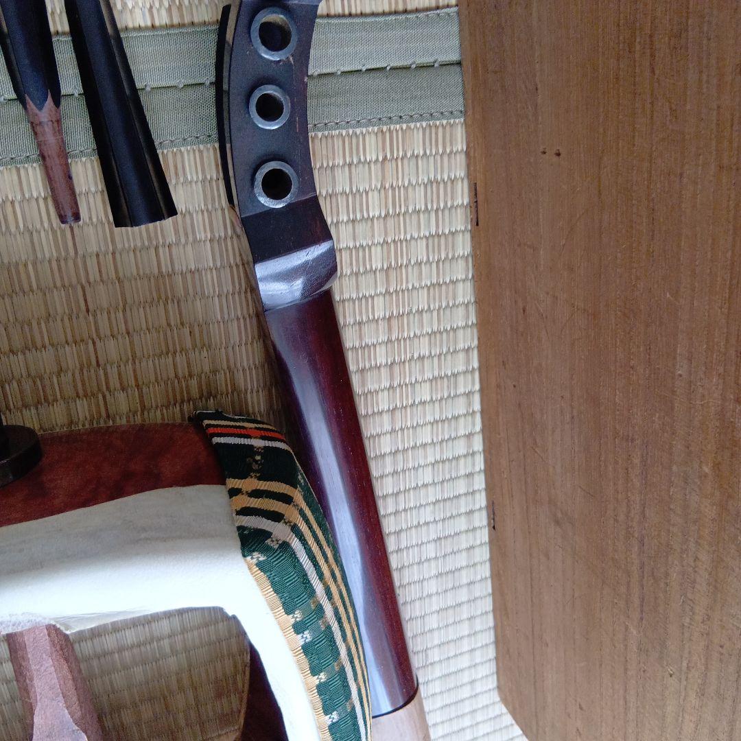 義太夫三味線本体 　文楽　木箱付き