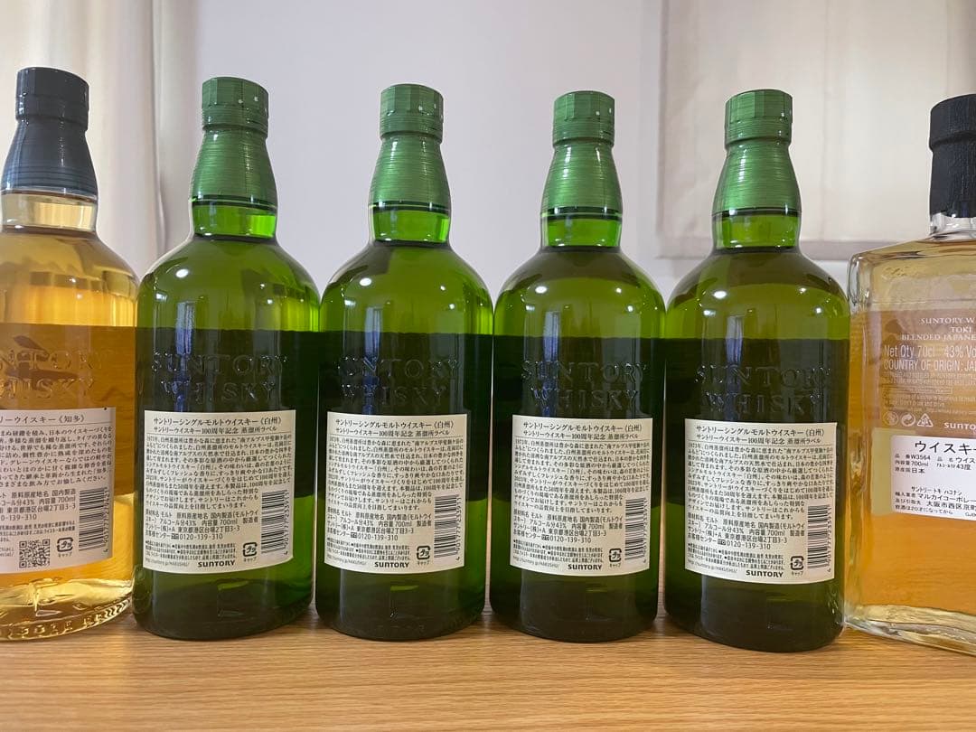 白州700ml4本➕知多700ml➕季700ml