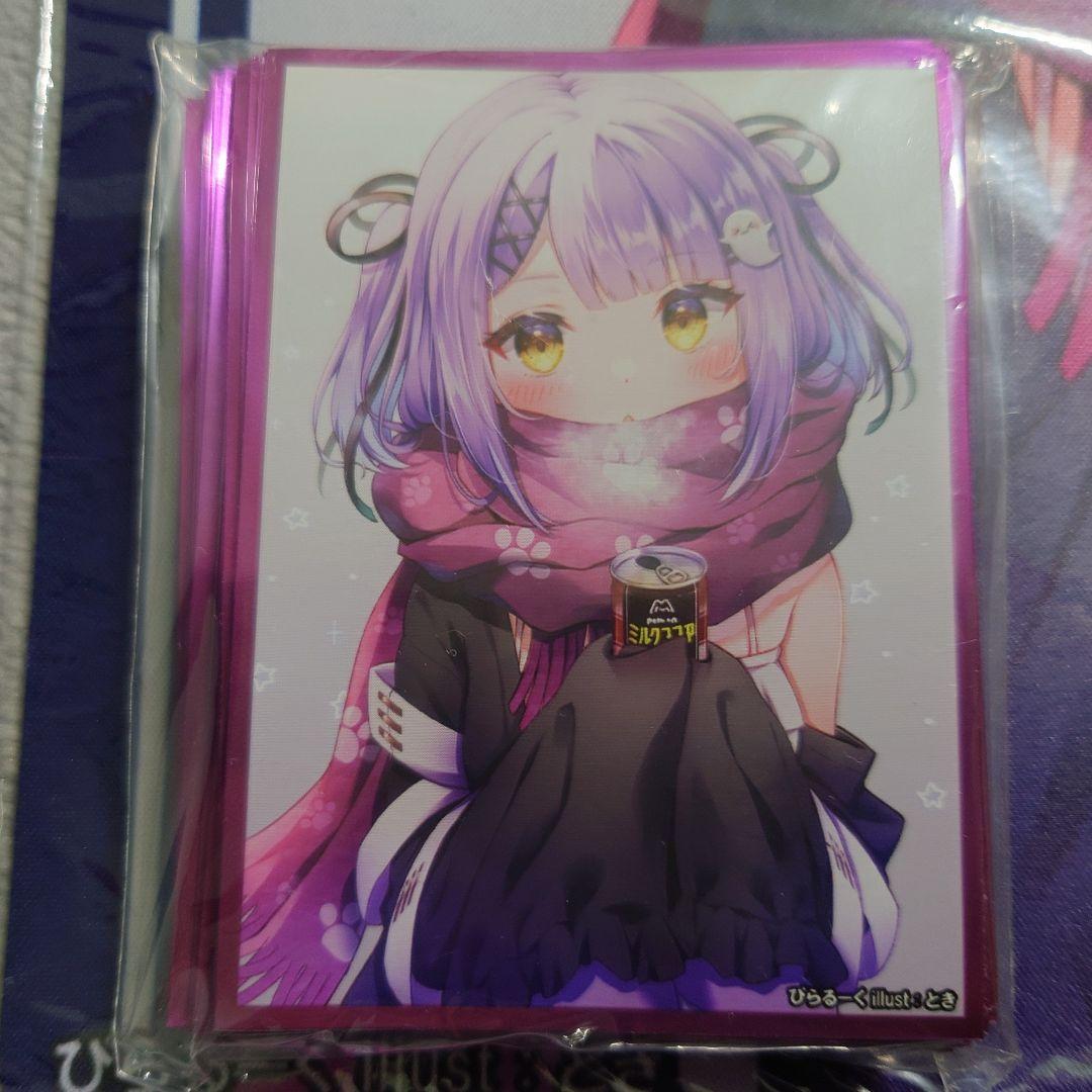 α2 ぶいすぽっ! マフラー&ミルクココア 紫宮るな スリーブ&プレイマット