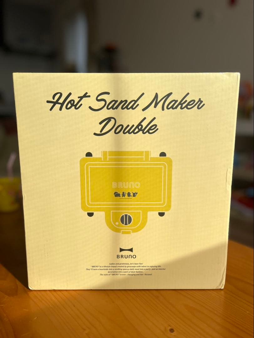 ちっちぃー　BRUNO ポケモン　ホットサンドメーカー ダブル イエロー