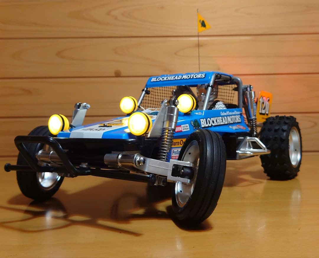 XBワイルドワンオフローダーBLOCKHEADMTORS＆LEDライト組付済新品