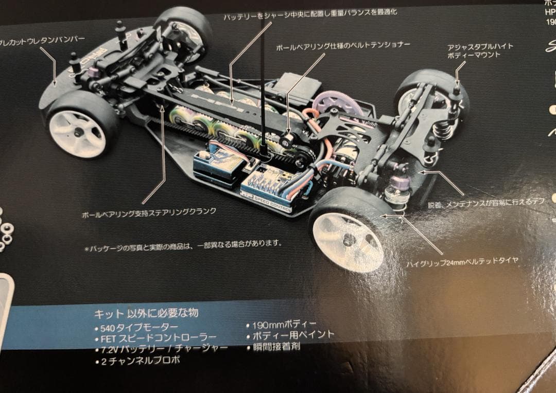 HPI RS4 PRO3 レーシングラジコンカー２箱 原篤志選手レプリカモデル含