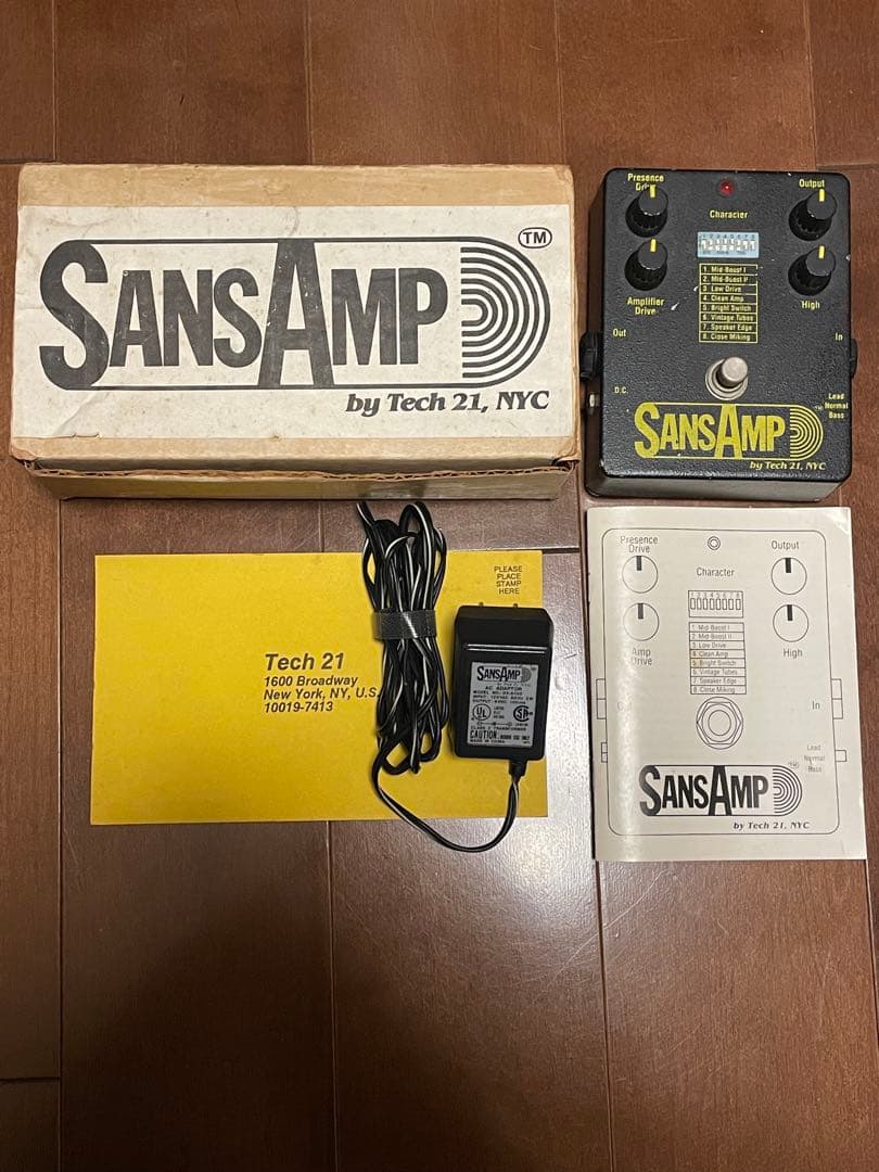 初期型　Tech 21 SansAmp ギターエフェクター