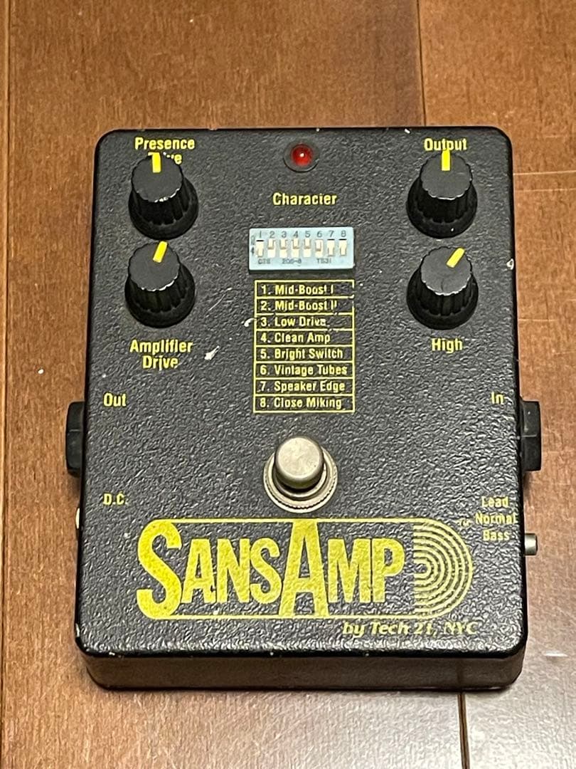 初期型　Tech 21 SansAmp ギターエフェクター