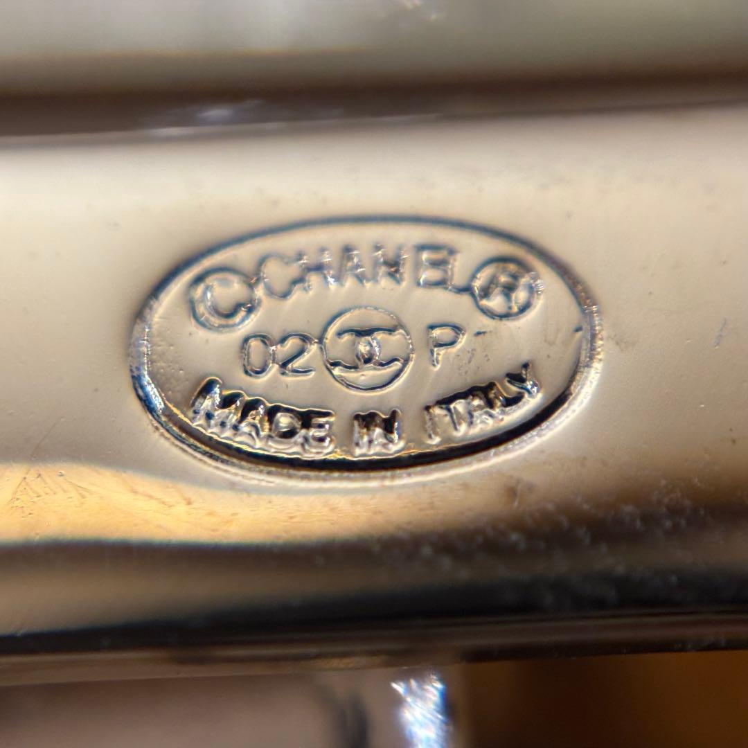 ◎ CHANELシャネル カメリア GP×エナメル ブローチ 02P アイボリー