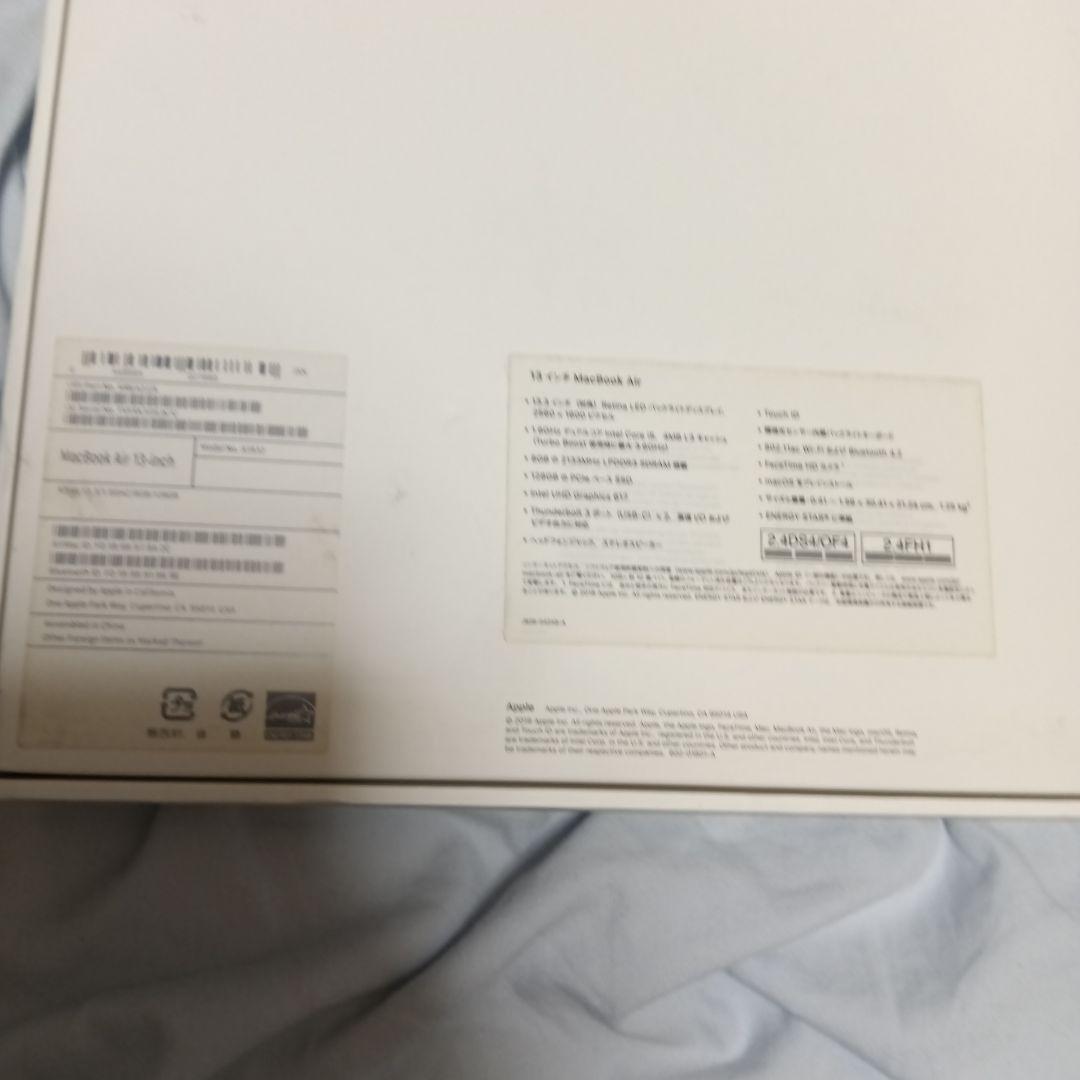 MacBook Air 13インチ MREA2J/A 2018 128GB
