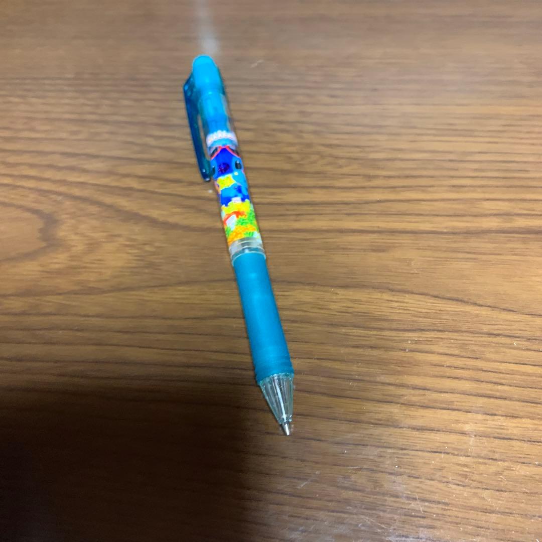 スティッチ青いキャラクター柄ボールペン