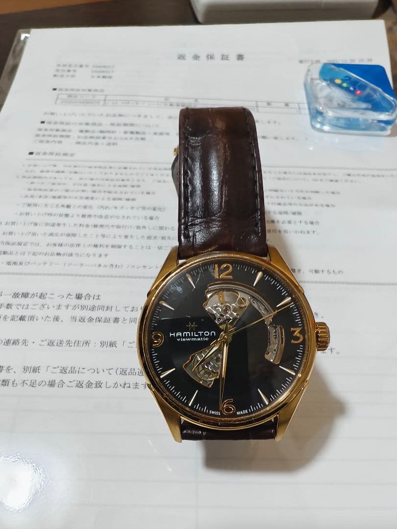 HAMILTON 自動巻き 腕時計 ブラック