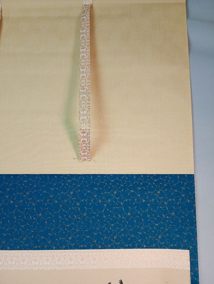 【茶道具】相国寺管長 梵王山主 有馬頼底和尚筆『無一物』　横書　金閣寺　軸Ｃ4