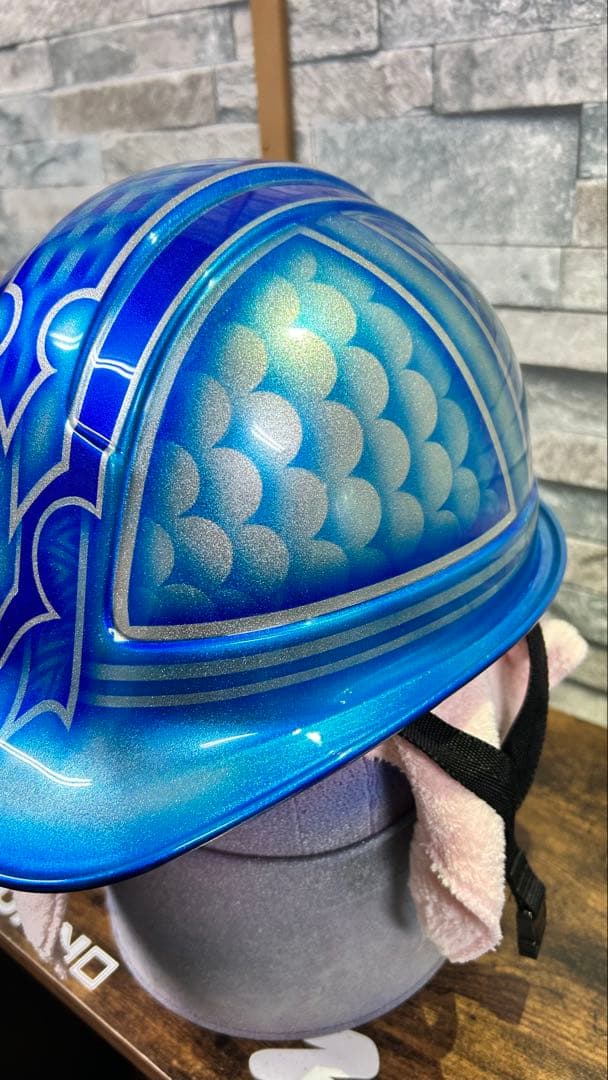 安全ヘルメット　作業ヘルメット　防災ヘルメット　カスタムペイント　デコトラ