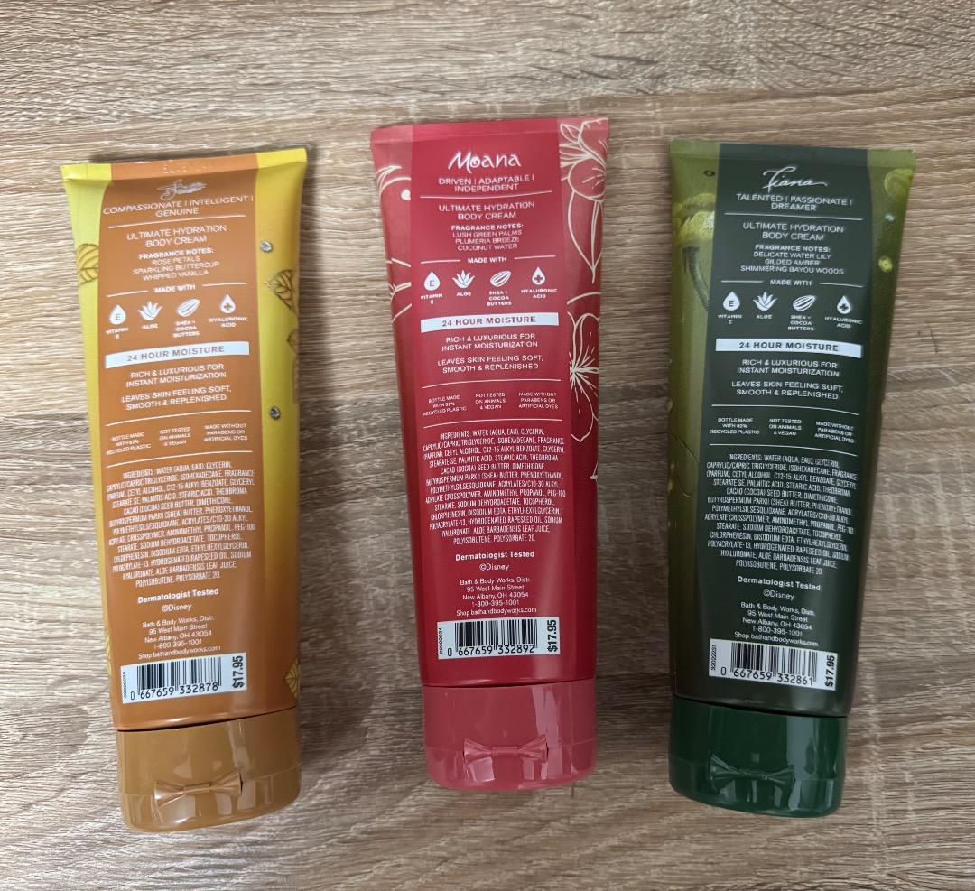 バス＆ボディワークス ディズニープリンセスコレクション ボディクリーム