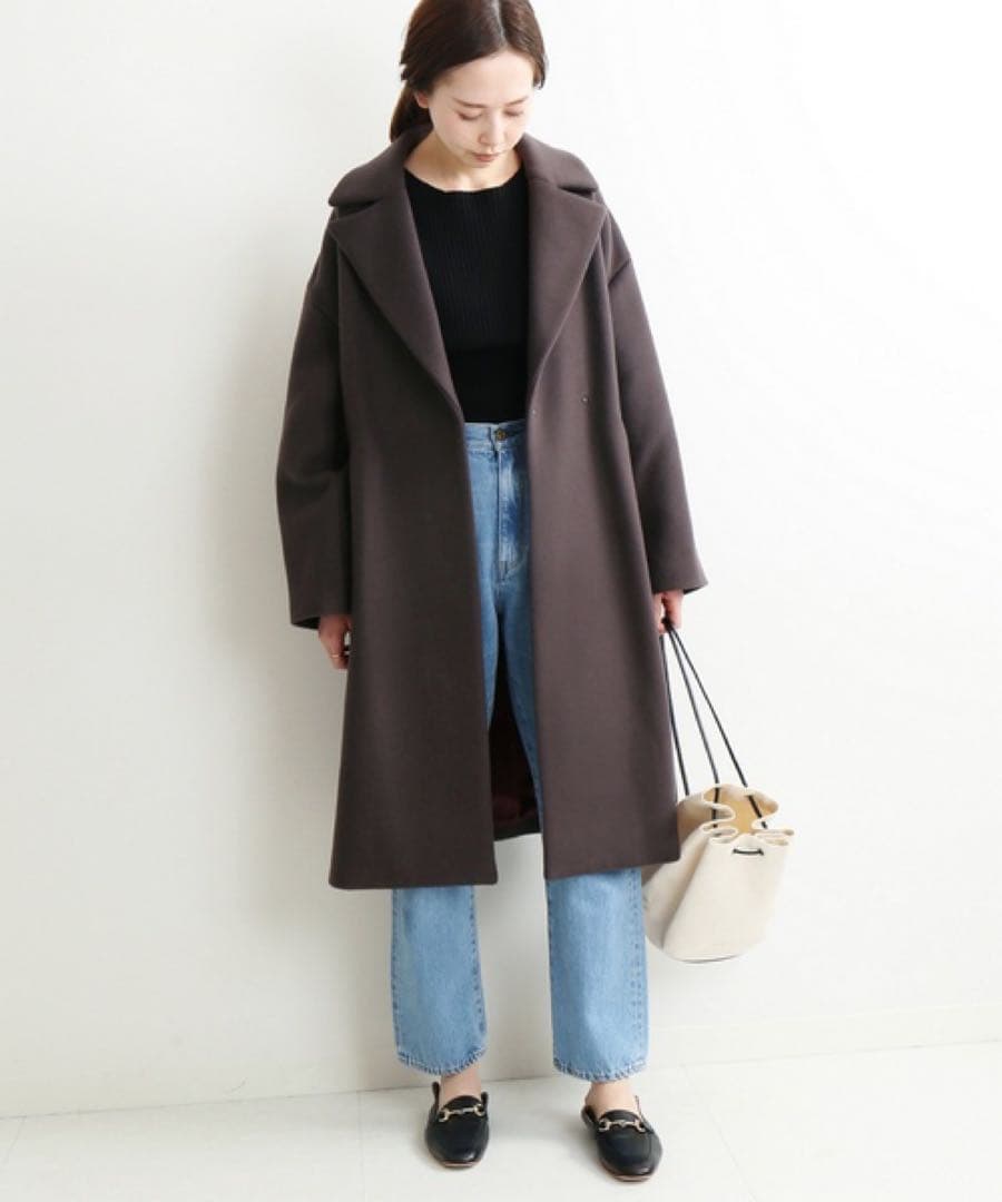 IENA イエナ MANTECO オーバーチェスターコート ブラウン 40