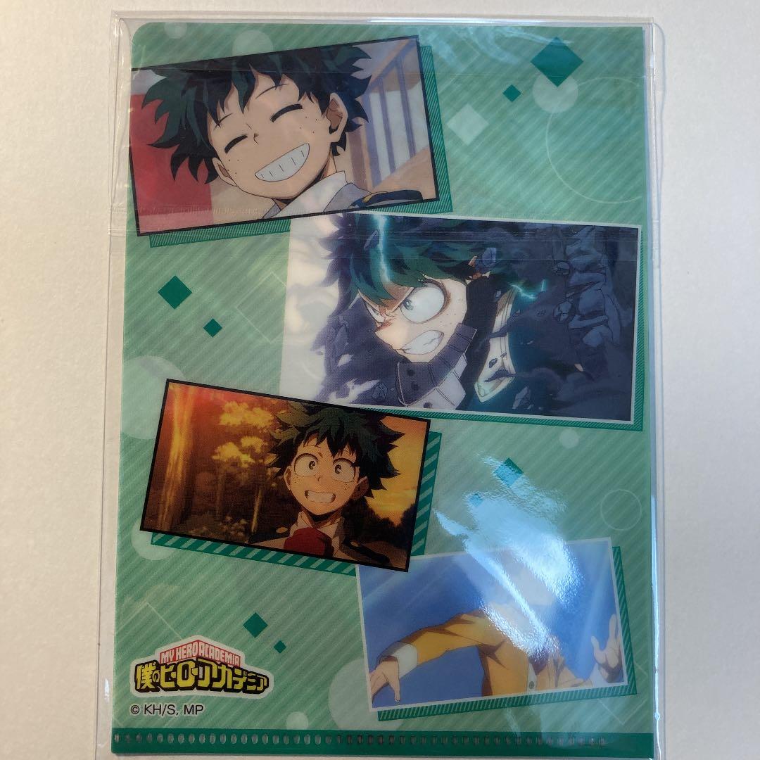 ヒロアカ　ミニクリアファイル2 緑谷出久　デク　場面写　僕のヒーローアカデミア