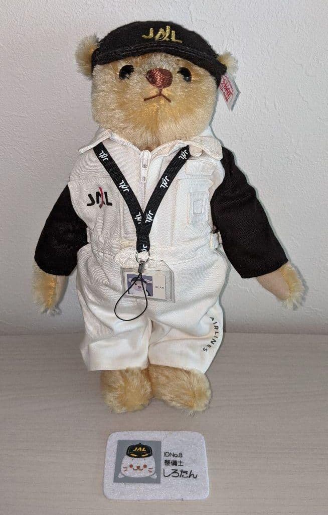 JAL Teddybear テディベアJAL SHOP1000体限定アンティーク