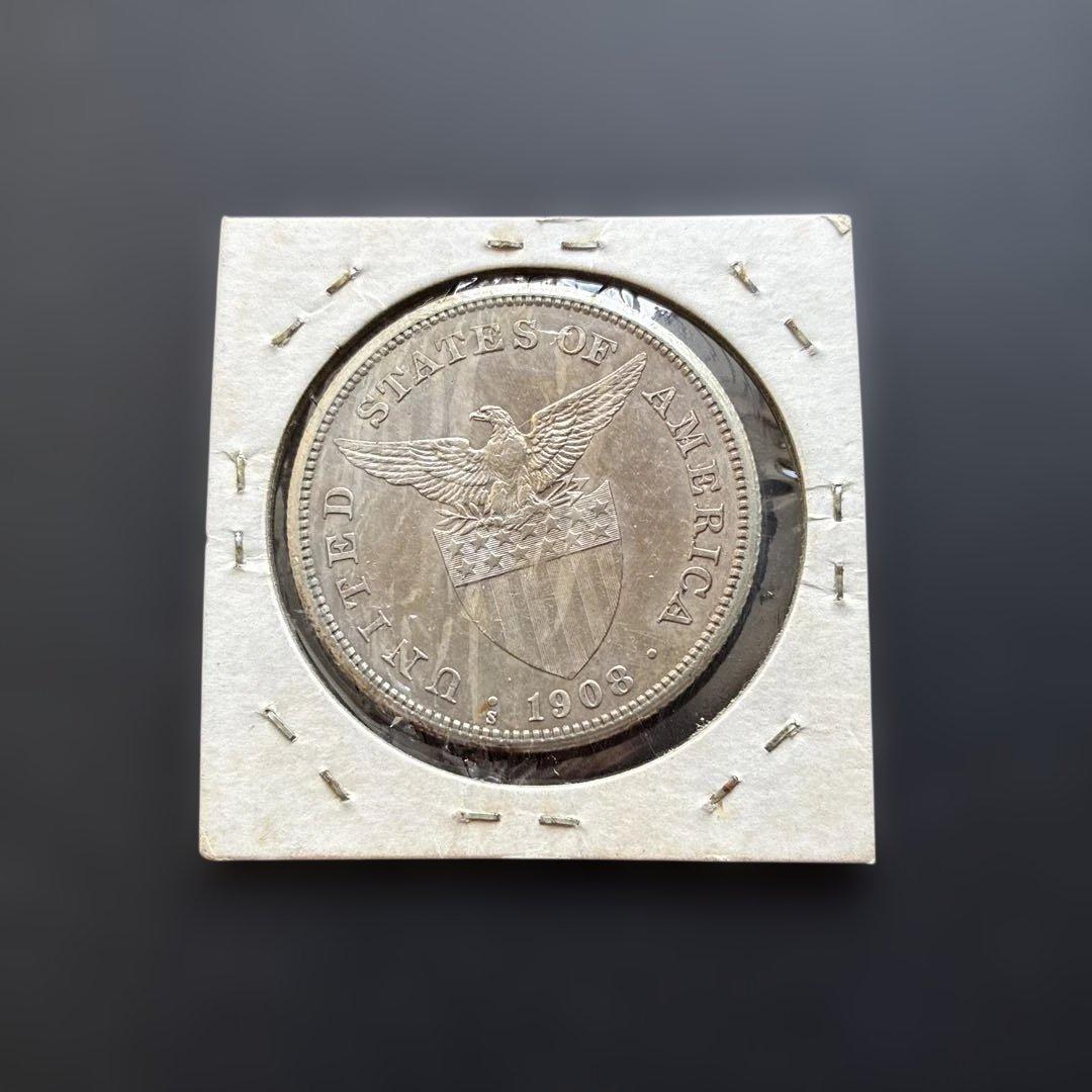 招*@様 1908年 フィリピン 1ペソ 