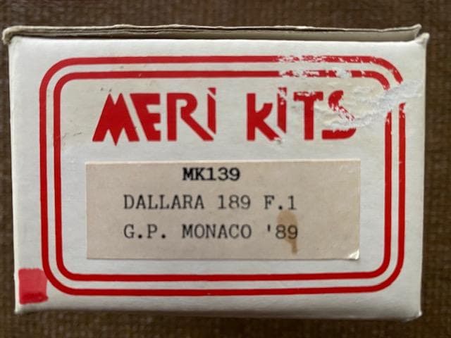 1/43 メリ MERI ダラーラ 189 モナコGP 1989