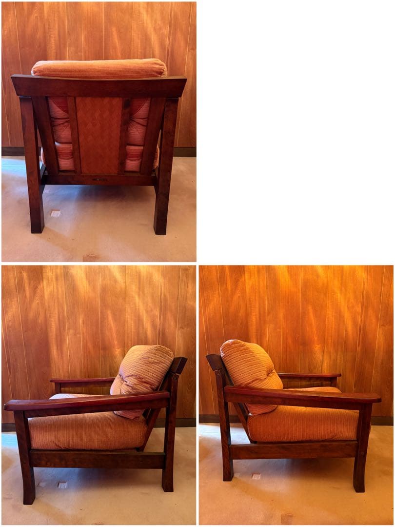 【O-2115】モリシゲ家具 応接セット 3人掛け 1人掛け センターテーブル