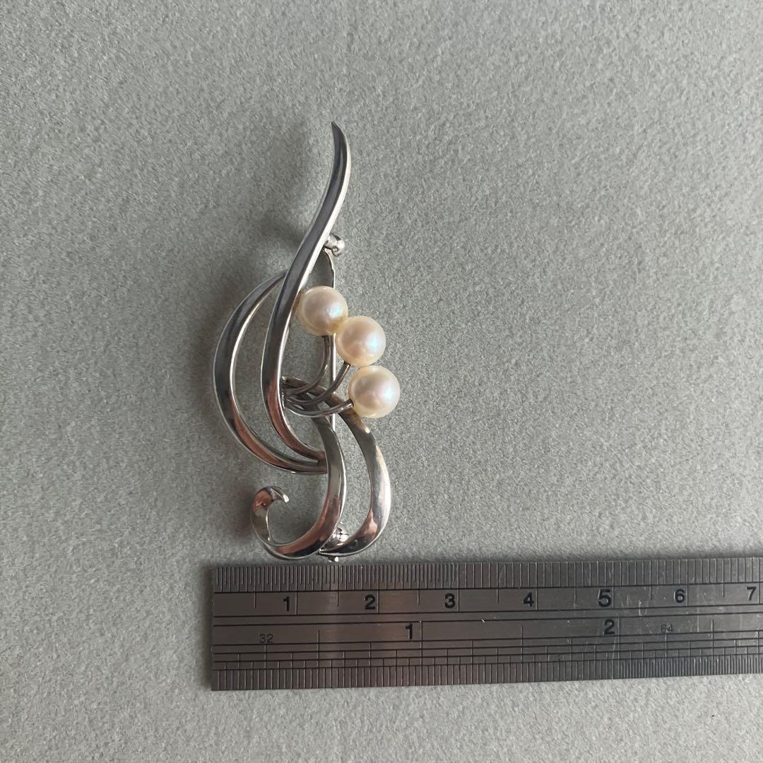 ミキモト　あこや真珠　パール　ブローチ