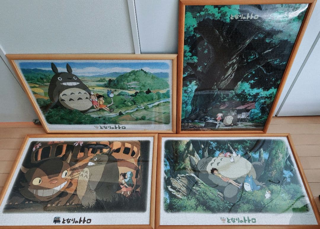 となりのトトロパズル 1000 ピース 完成品 4セット