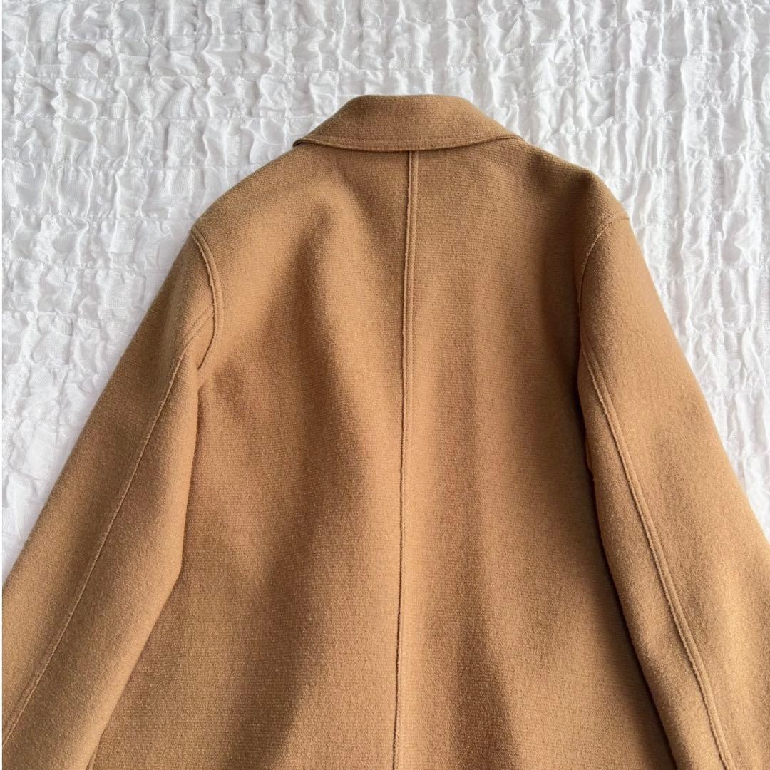 【1度着用のみ美品 23区 リンクスミドルジャージーチェスターコート 近年モデル