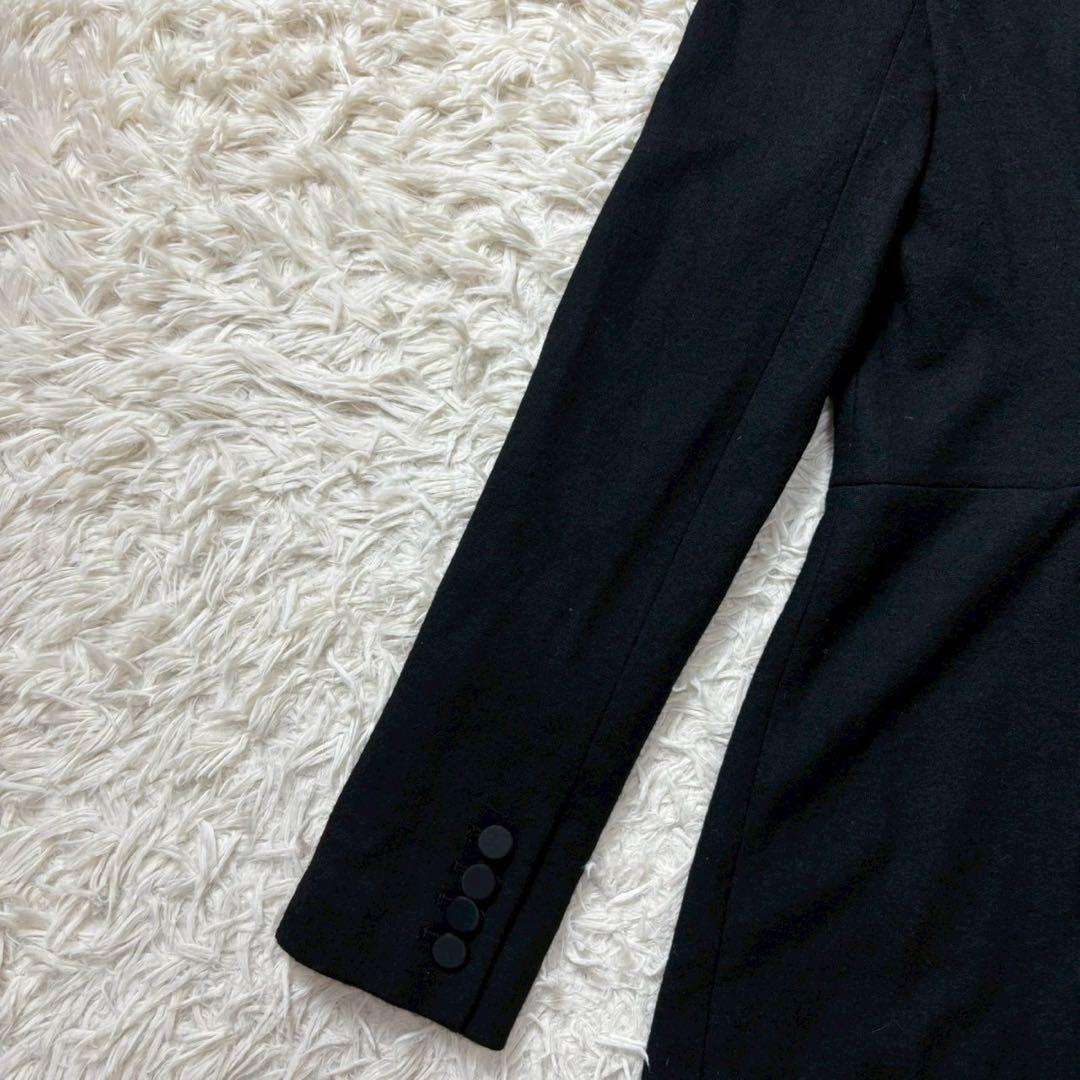 美品　高級　ラルフローレン　カシミヤ混紡　ダブルチェスターコート　ブラック