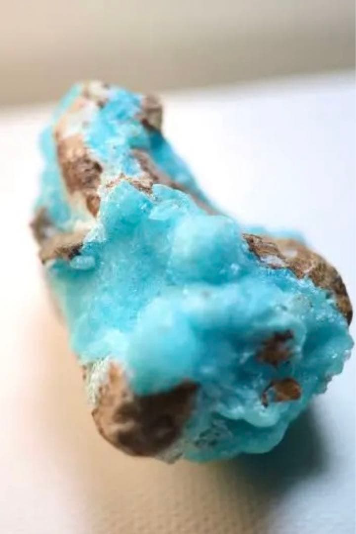 希少 コンゴ Mfouati鉱山 ブルーヘミモルファイト　鉱物標本　原石　結晶