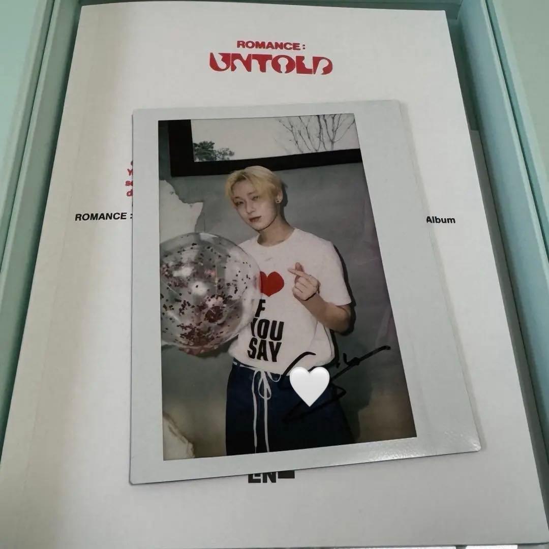 月*様 ENHYPEN ソヌ 直筆サイン チェキ