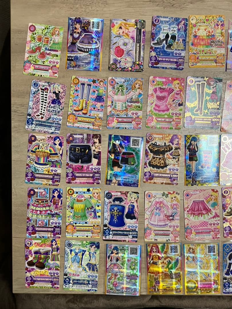 アイカツカードセット ホログラム加工