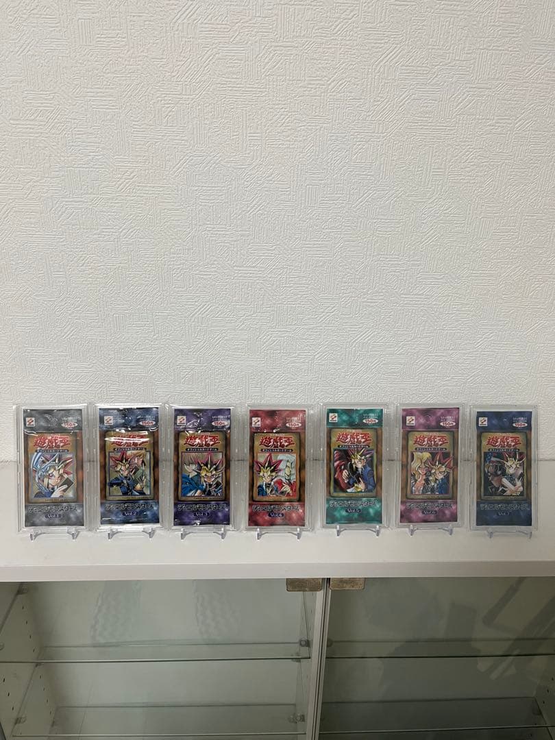 遊戯王　初期　未開封パック　vol.1〜vol.7