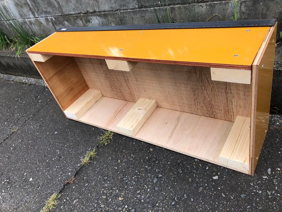 【在庫一個】スケボーセクション　カーブボックス　スケートボードパークマニュアル台