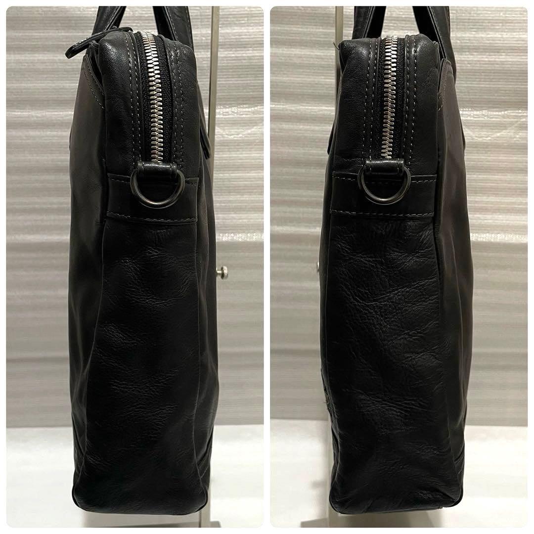 希少✨ ポーター タウゼン ビジネスバッグ 2way オールレザー 黒 本革