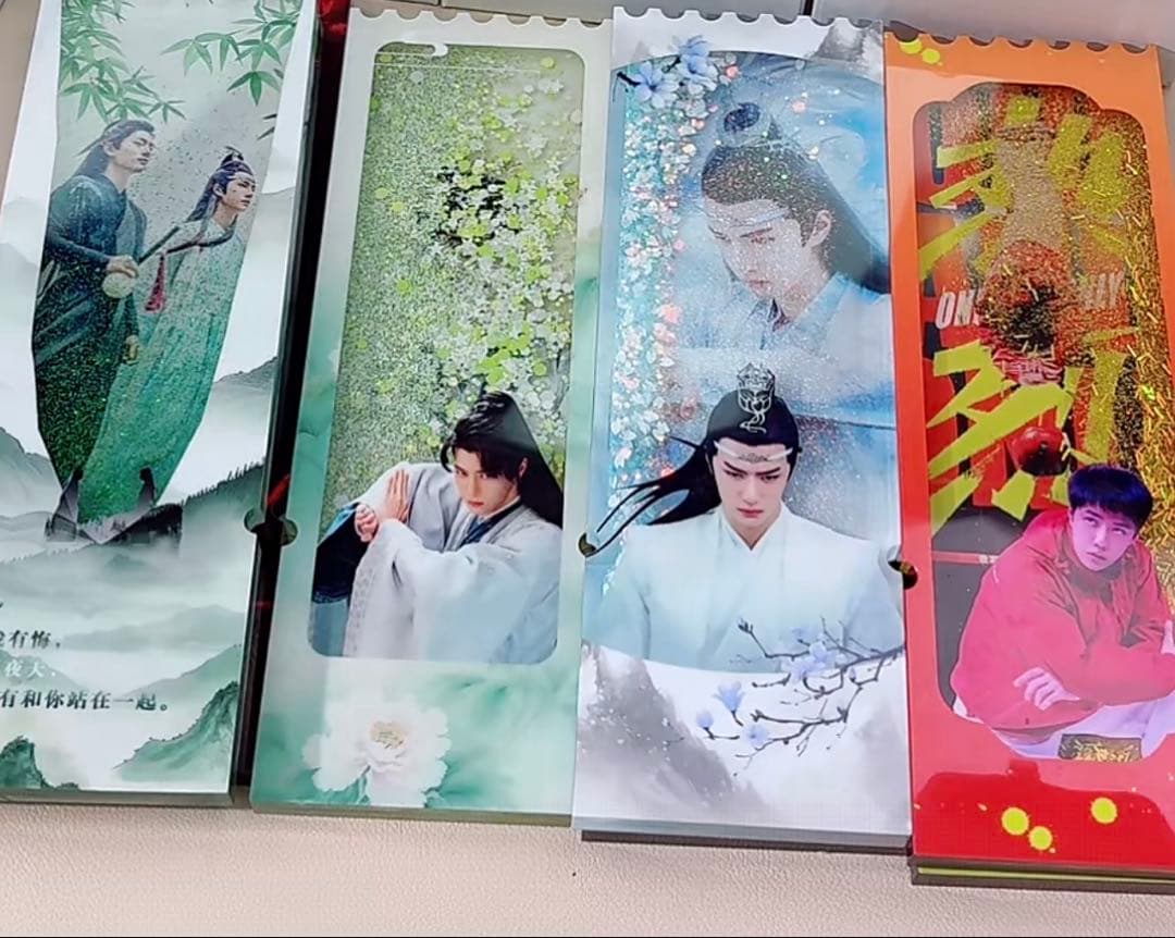 超大 王一博 肖戦 デザイン　流砂アクリル　チケット❣️9点確認用❣️1218