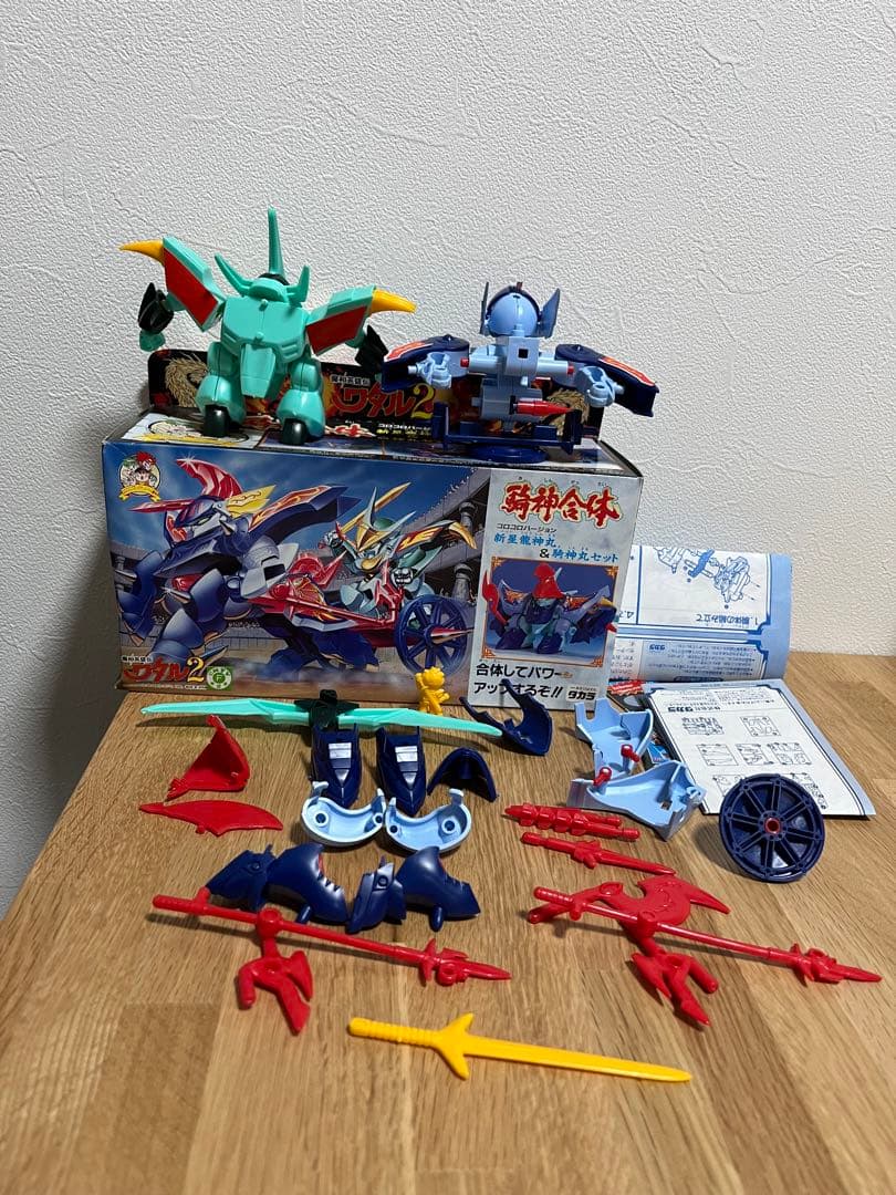 魔神英雄伝ワタル2 新星龍神丸＆騎神丸セット 騎神合体 コロコロバージョン