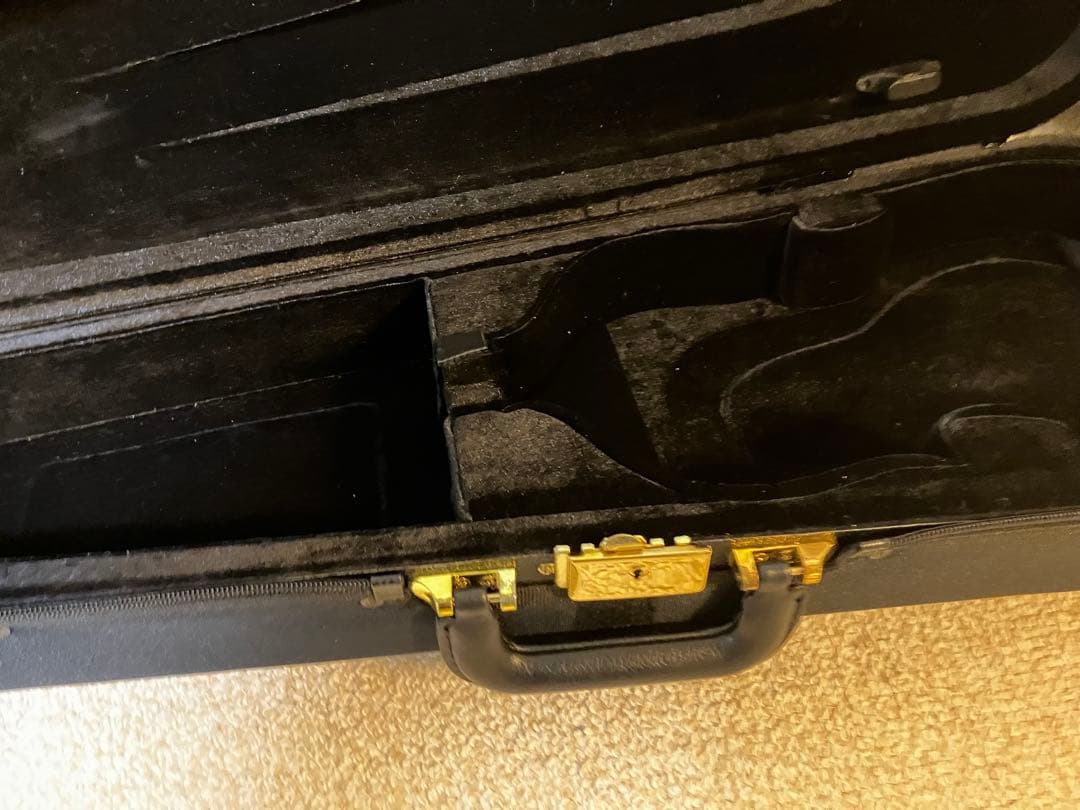 スーパーライト バイオリンケース シェイプト　(三角)型 ブラック