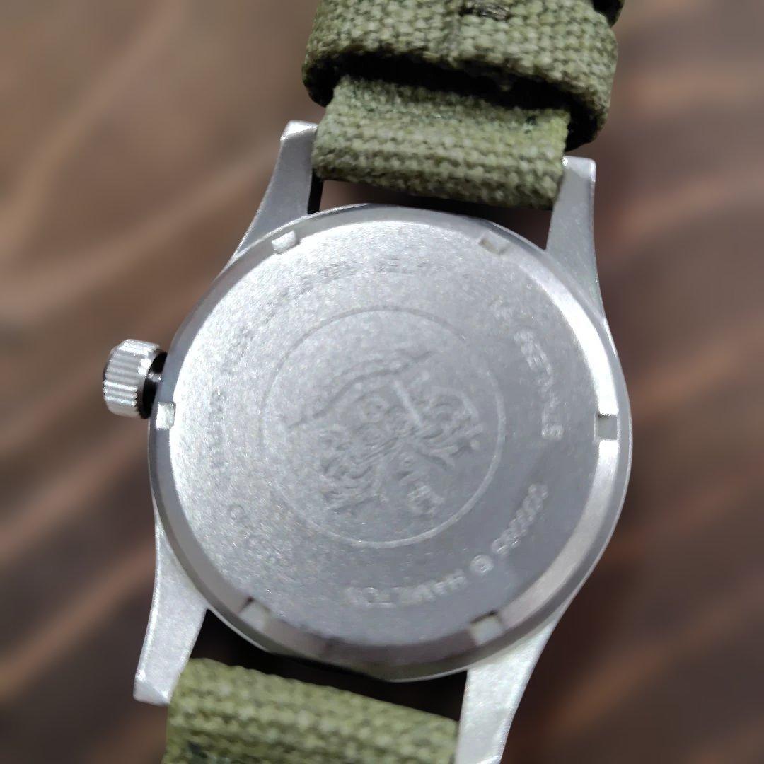 K*I様 Hamilton 　ハミルトン　手巻き時計 カーキ　Khaki　箱　ベ