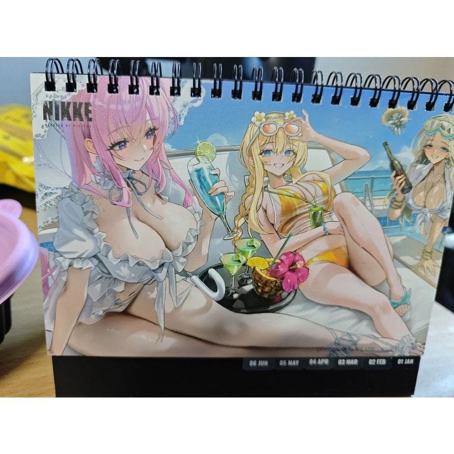 NIKKE レッドフード スタンドキーリング スノーホワイト 卓上カレンダー