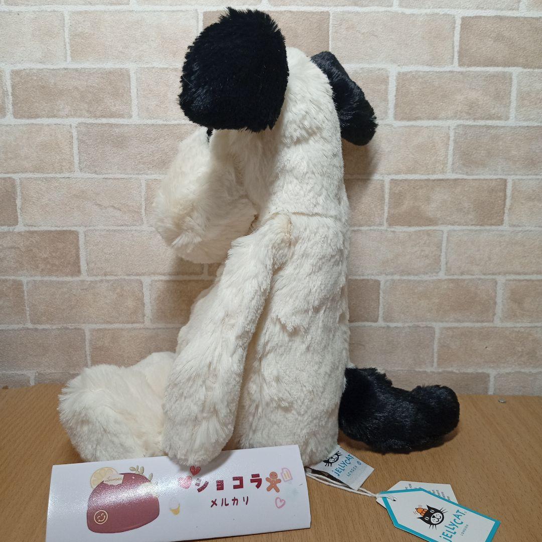  Black&Cream Puppy M 犬 ぬいぐるみ ドッグ